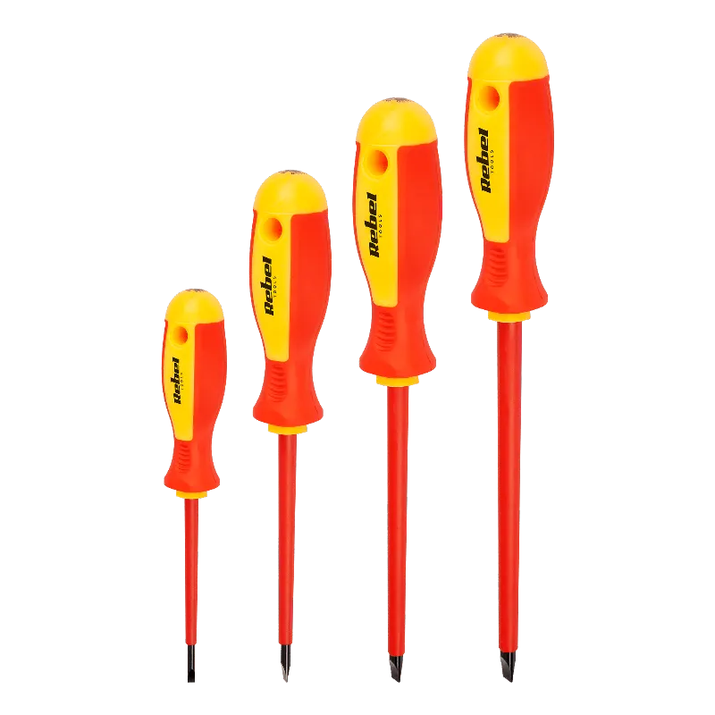 Set Surubelnite Izolate 1000V 7 Buc Rebel