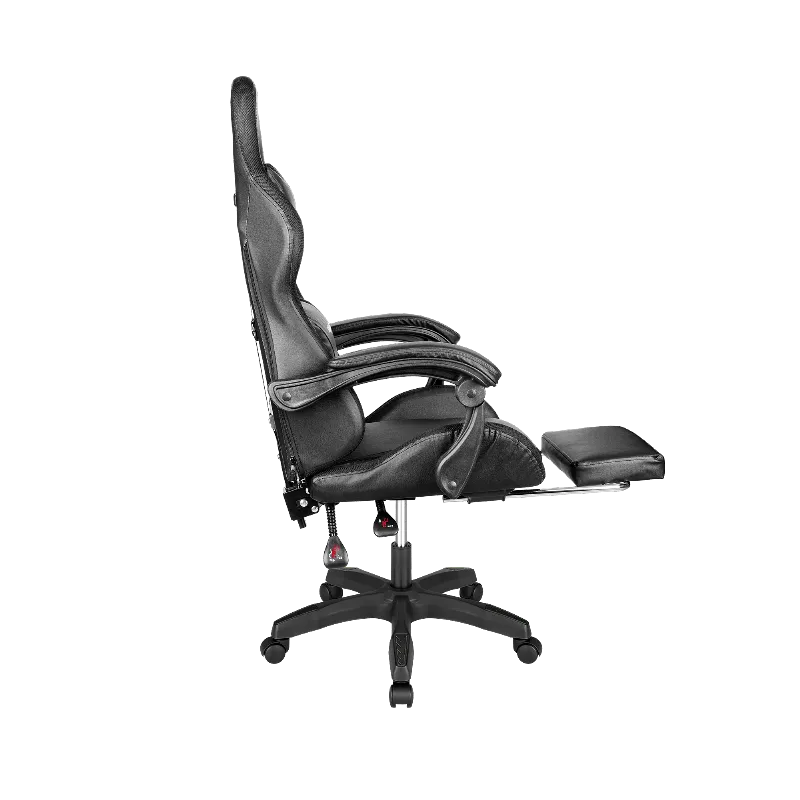 Scaun Gaming Gx-150 Negru LED Masaj Kruger Matz