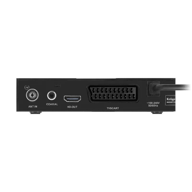 Tuner DVB-T2 H.265 HEVC Kruger Matz