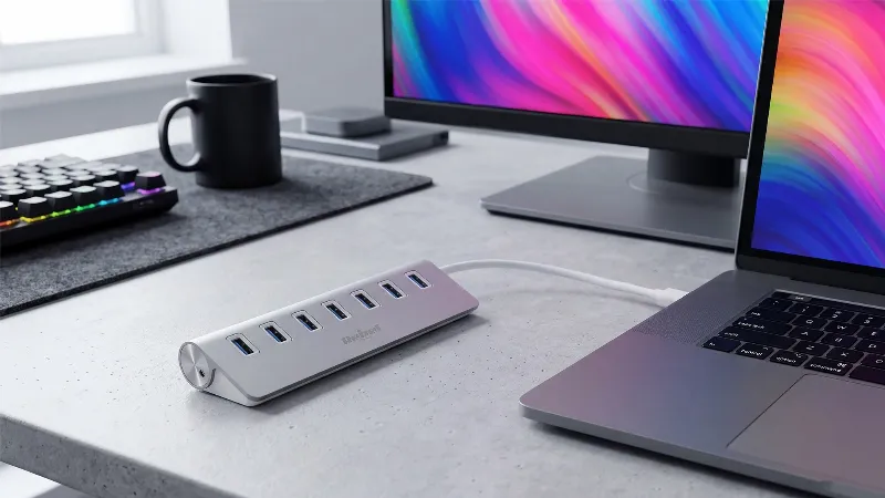 Hub USB 3.0 7 Porturi Rebel
