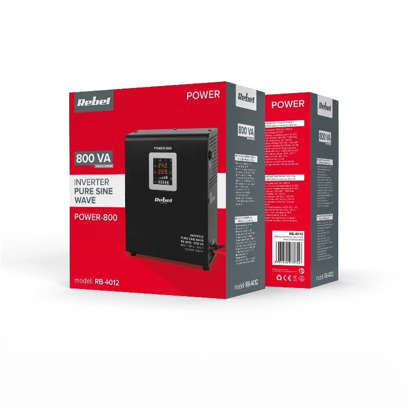 Ups Centrale Termice Sinus Pur 800VA 500W 12V Rebel