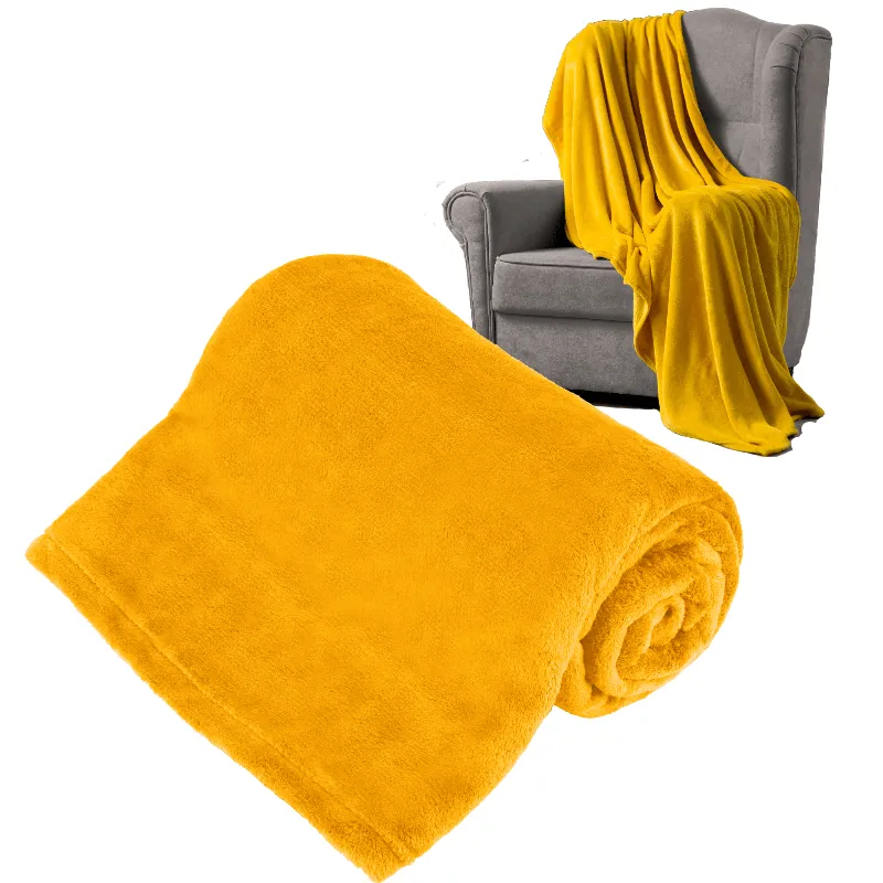 Patura Fleece Polar 150X200CM Galbena Teesa