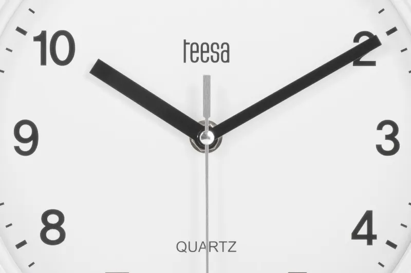 Ceas Perete 20CM Alb Teesa