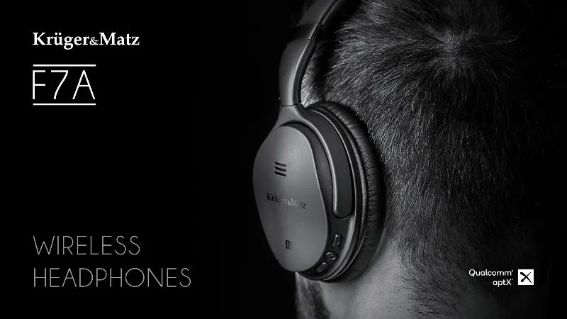 Casti Audio Bluetooth Anc F7A Kruger Matz
