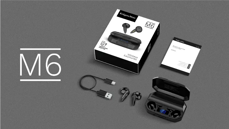 Casti Bluetooth 5.1 M6 Kruger Matz