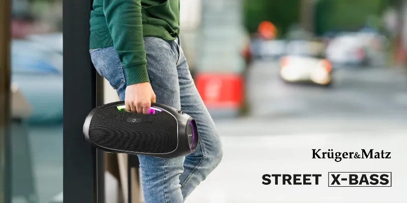 Boxa Bluetooth Portabila Street X-Bass Kruger Matz
