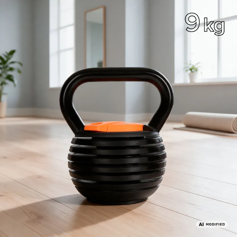 Kettle Bell Ajustabil 6 Talere 2.3-9KG Rebel Active