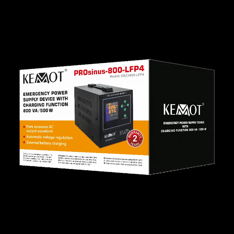 UPS Centrale Termice Sinus Pur 800VA/500W 12V Kemot