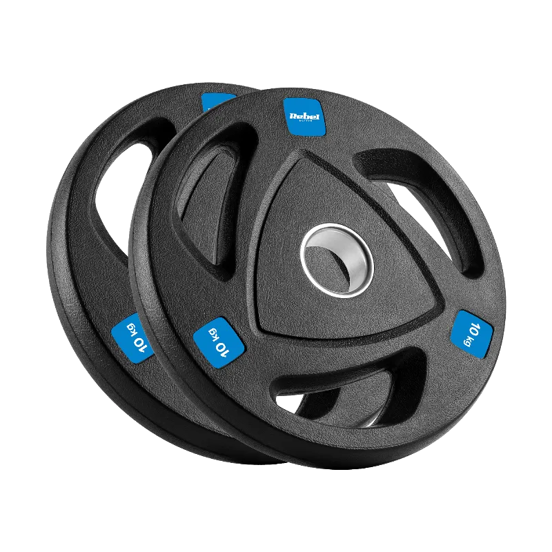 Disc Greutate Fonta Cauciucata Set 2 X 10 KG Rebel Acti