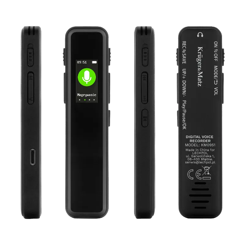 Reportofon Digital 8GB 230MAH Kruger Matz