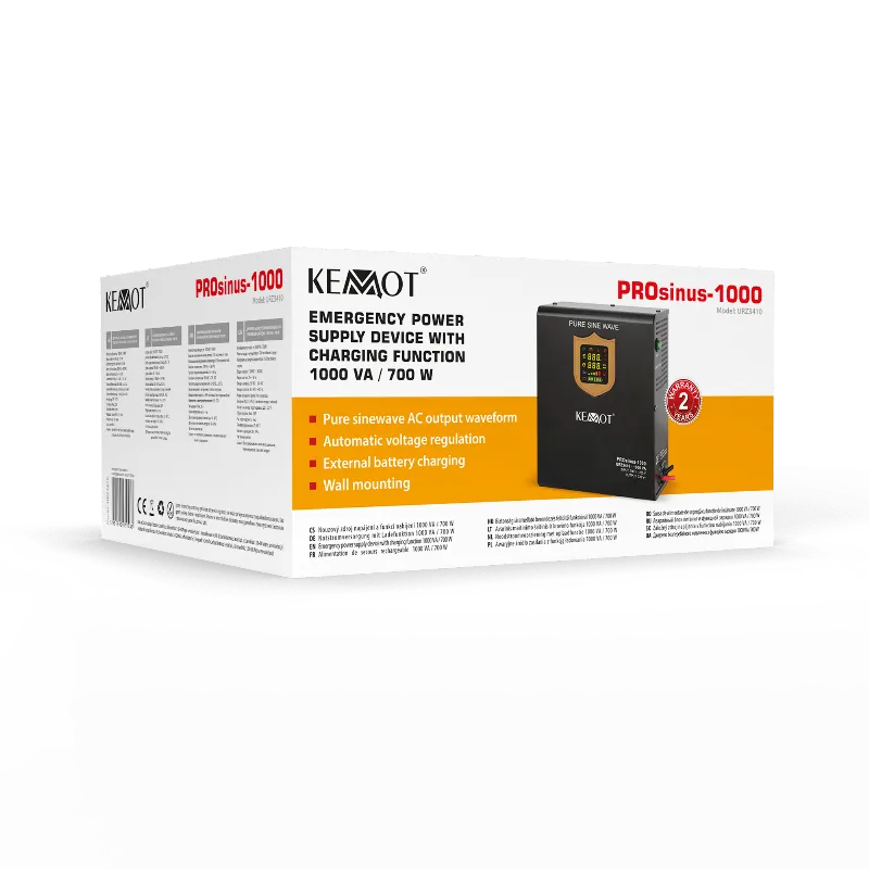 UPS Centrale Termice Sinus Pur 1000VA/700W 12V Kemot