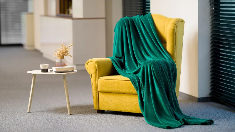 Patura Fleece Polar 200X220CM Verde Teesa