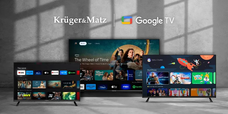 Google Smart TV 40 Inch 101CM H265 HEVC Kruger Matz