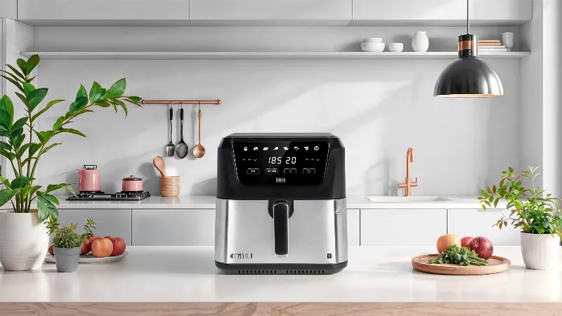 Friteuza Airfryer 8L 1700W Digital Air Fryer XXL Teesa
