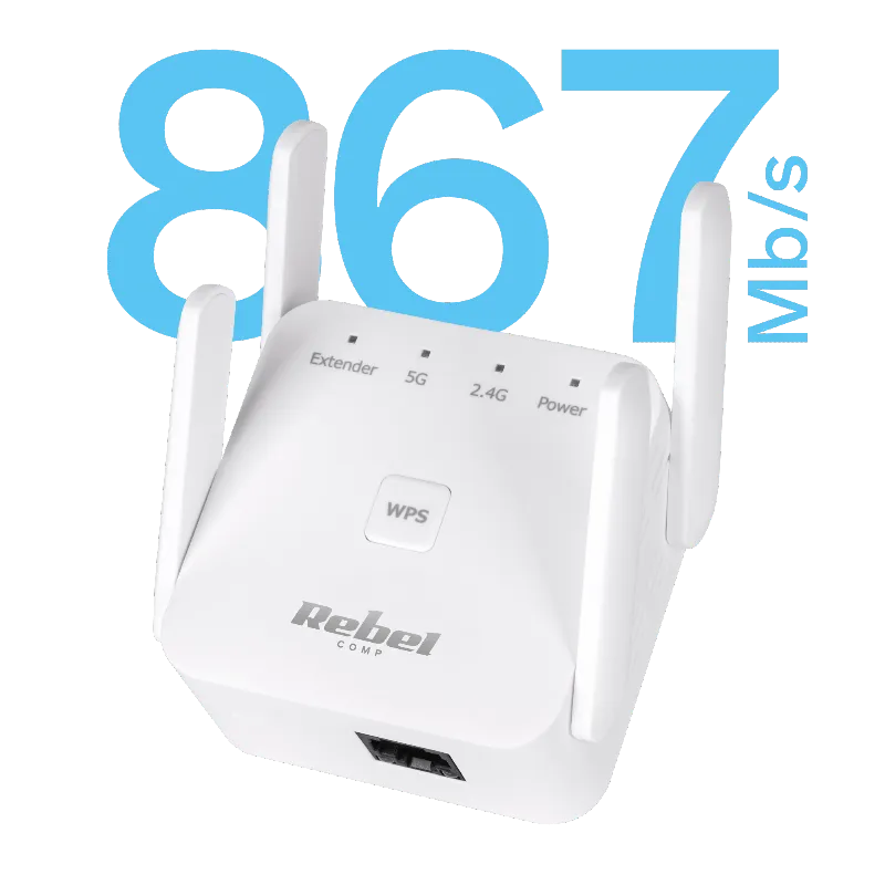 Range Extender Repeater Dual Band 300MBPS Rebel