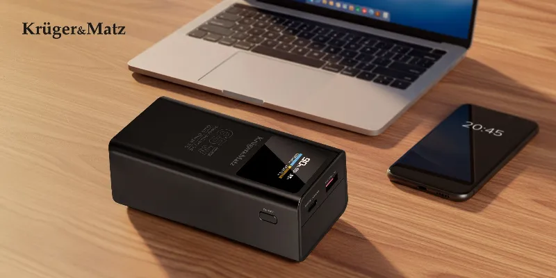 Power Bank 20000 MAH Li-Ion 65W QC PD Kruger Matz