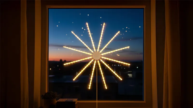 Decoratiune Craciun LED Stea Rebel