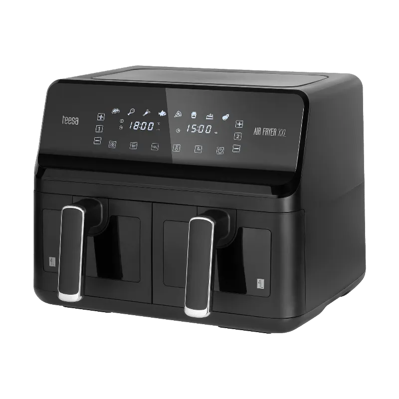 Friteuza Dubla Airfryer 8L 2700W Teesa Air Fryer Dual