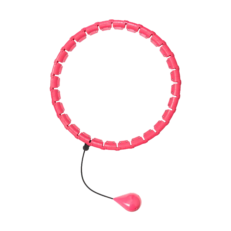 Cerc Fitness Smart Hula Hoop 50 CM Roz Rebel Active