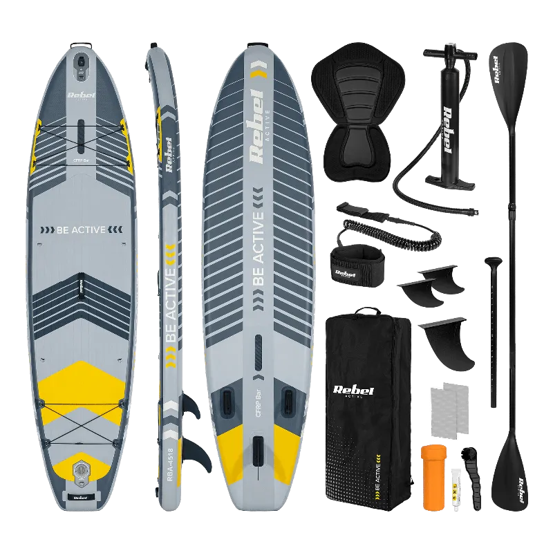 Set Placa Gonflabila Stand Up Paddle Sup Pro Rebel Acti