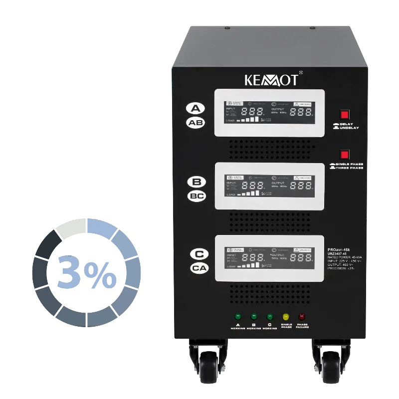 Stabilizator Servomotor Trifazat 45KVA Proavr-45K Kemot