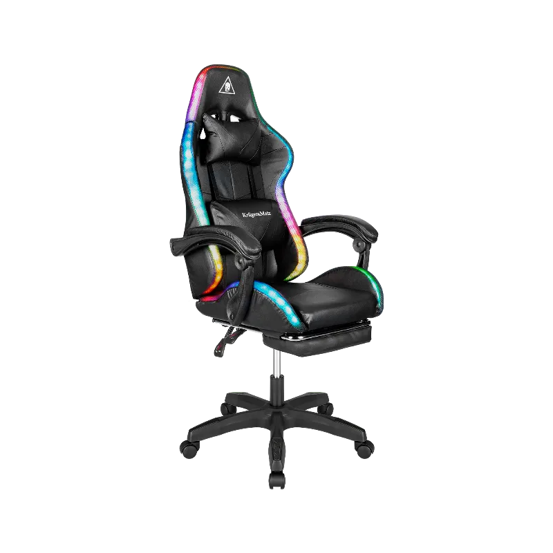 Scaun Gaming Gx-150 Negru LED Masaj Kruger Matz