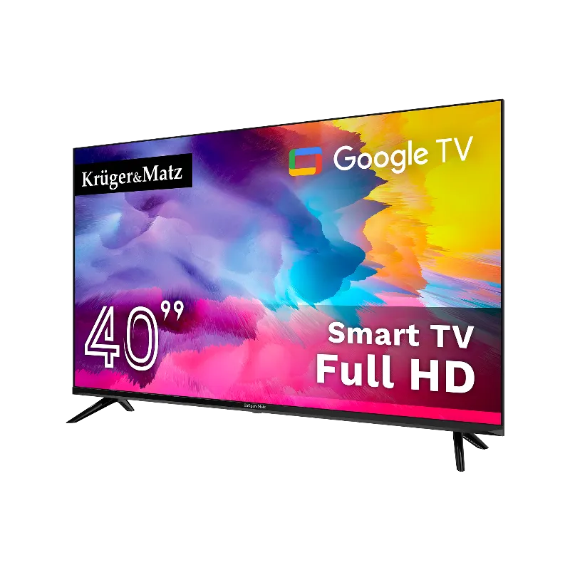 Google Smart TV 5.0 40 Inch 101CM H265 HEVC Kruger Matz