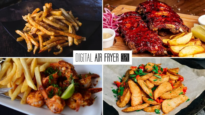 Friteuza 3.2L Digital Air Fryer Teesa