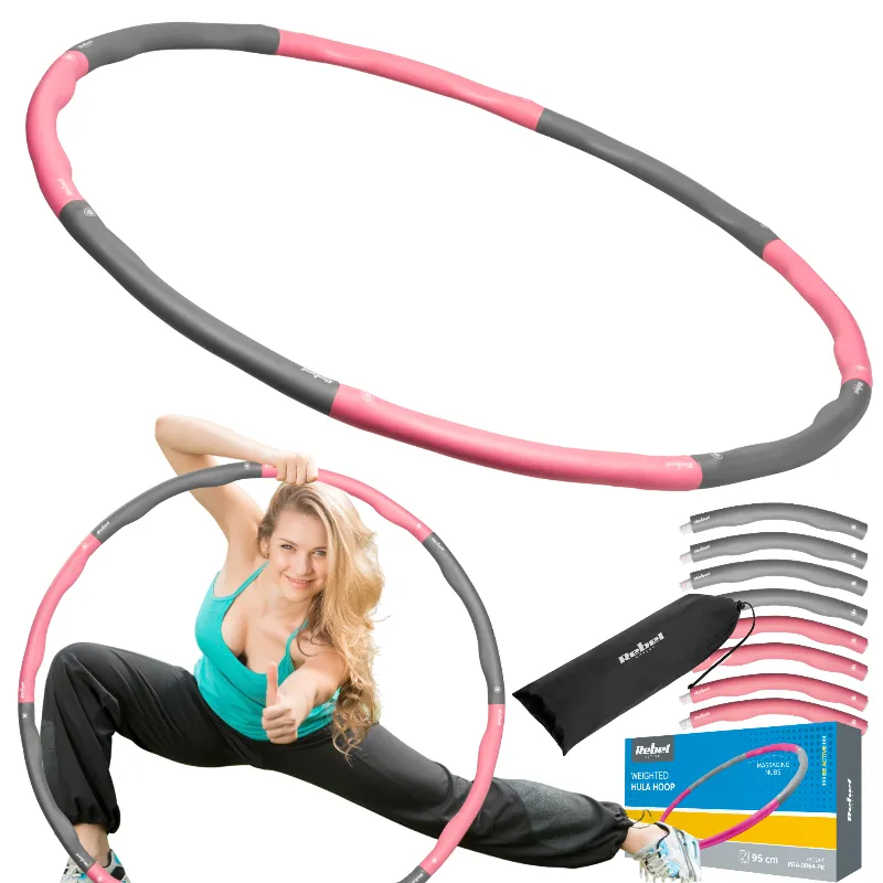 Cerc Fitness Hula Hoop 95 CM Roz Rebel Active