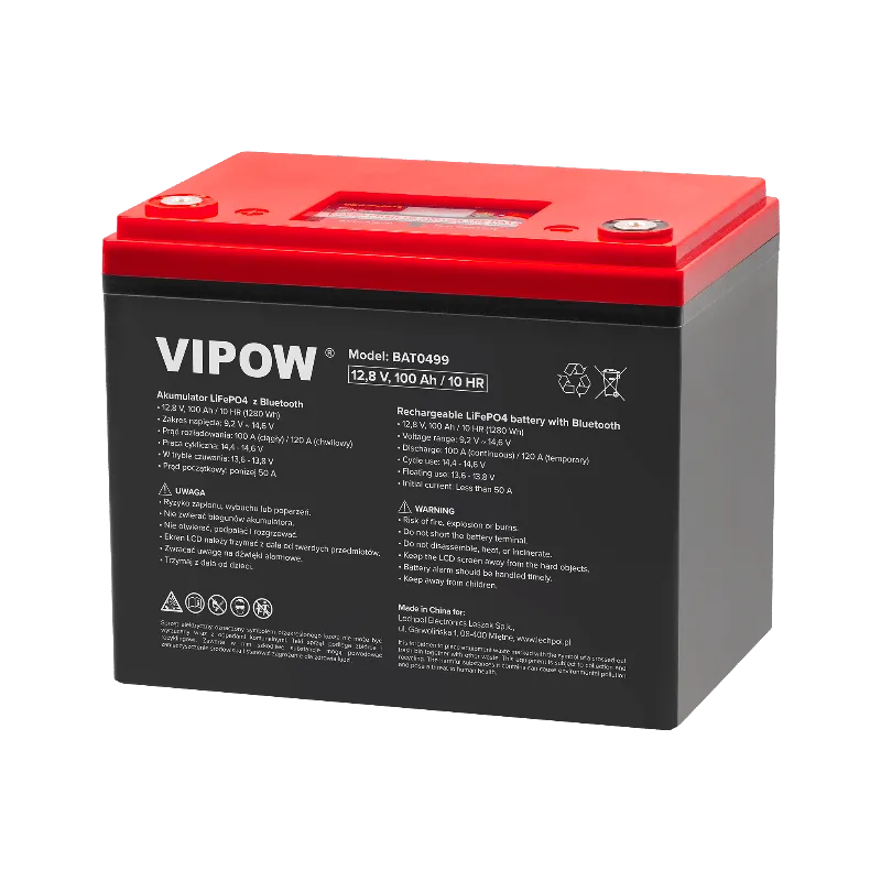Acumulator LiFePO4 12.8 V 100 Ah cu Bluetooth
