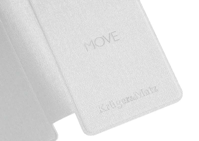 Flip Cover Alb Move Kruger Matz