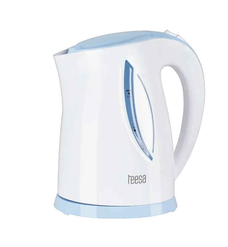 Fierbator Electric Cordless 1.7L Alb/Albastru Teesa