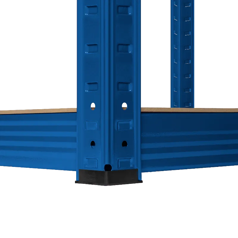 Raft Metalic 5 Polite 750K MDF 180X90X40 Albastru Rebel