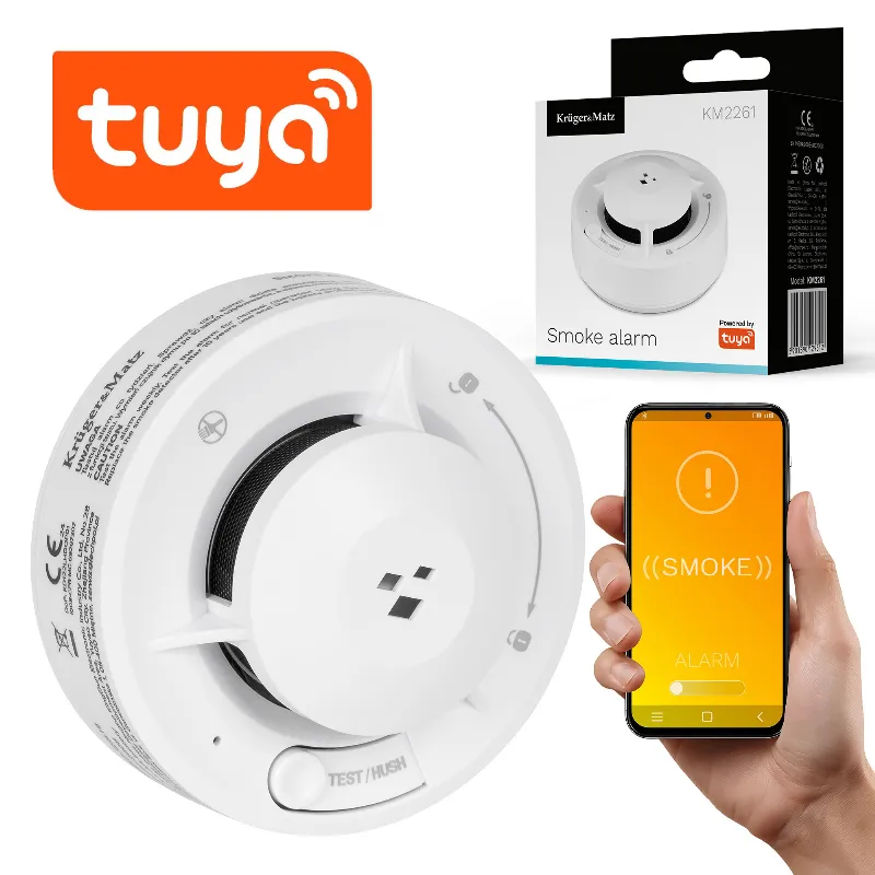 Senzor Smart Wi-Fi Fum Tuya Kruger Matz