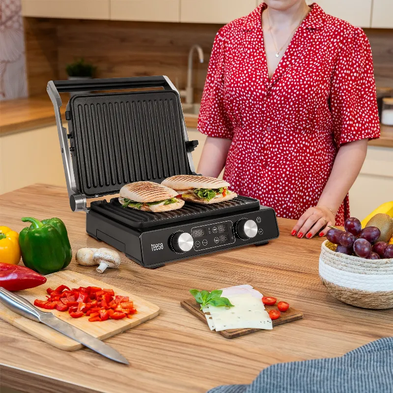 Grill Electric Panini Sandwich 2000W Teesa