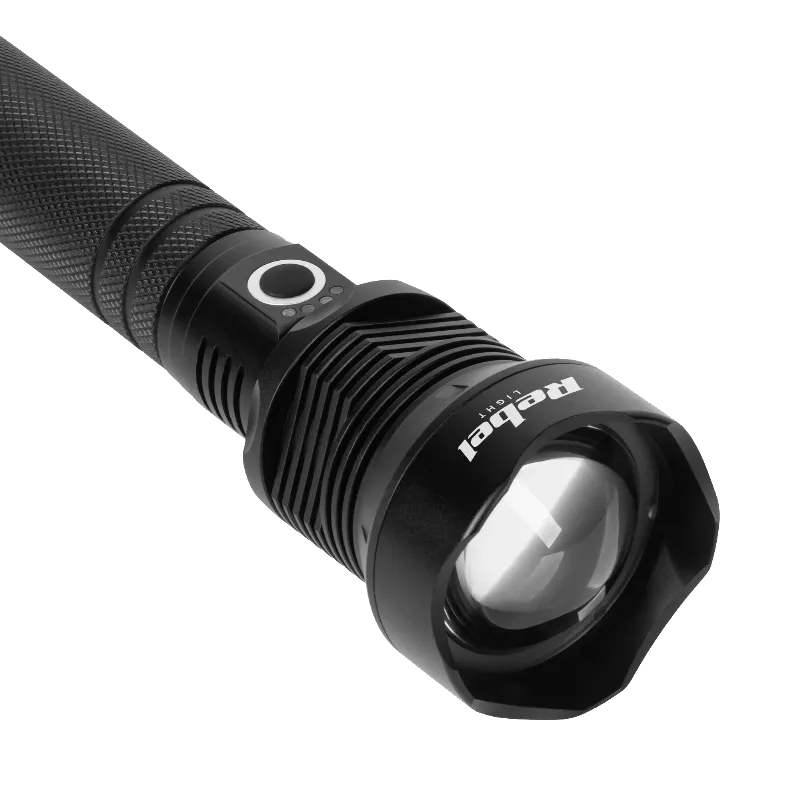 Lanterna 20W cu 2 Acumulatori 26650 Rebel