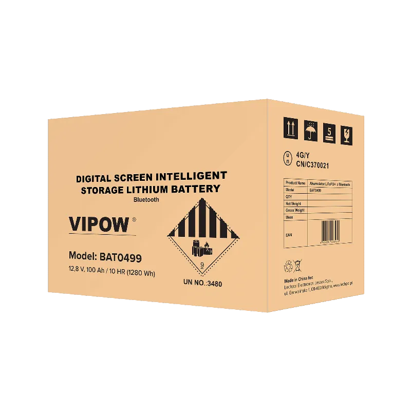 Acumulator LiFePO4 12.8 V 100 Ah cu Bluetooth