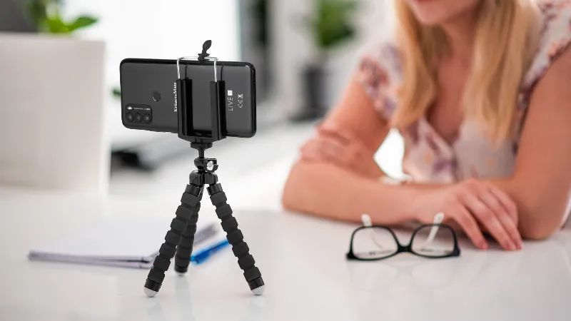 Trepied Telefon Camera Negru Kruger Matz