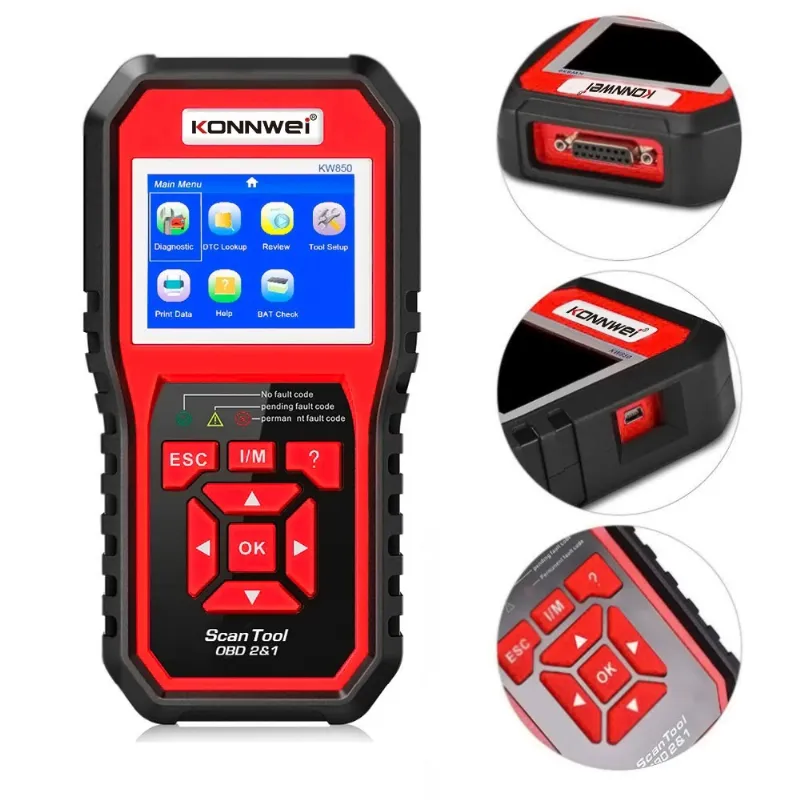 Multimetru Diagnoza Auto OBD2 KW850 Konnwei