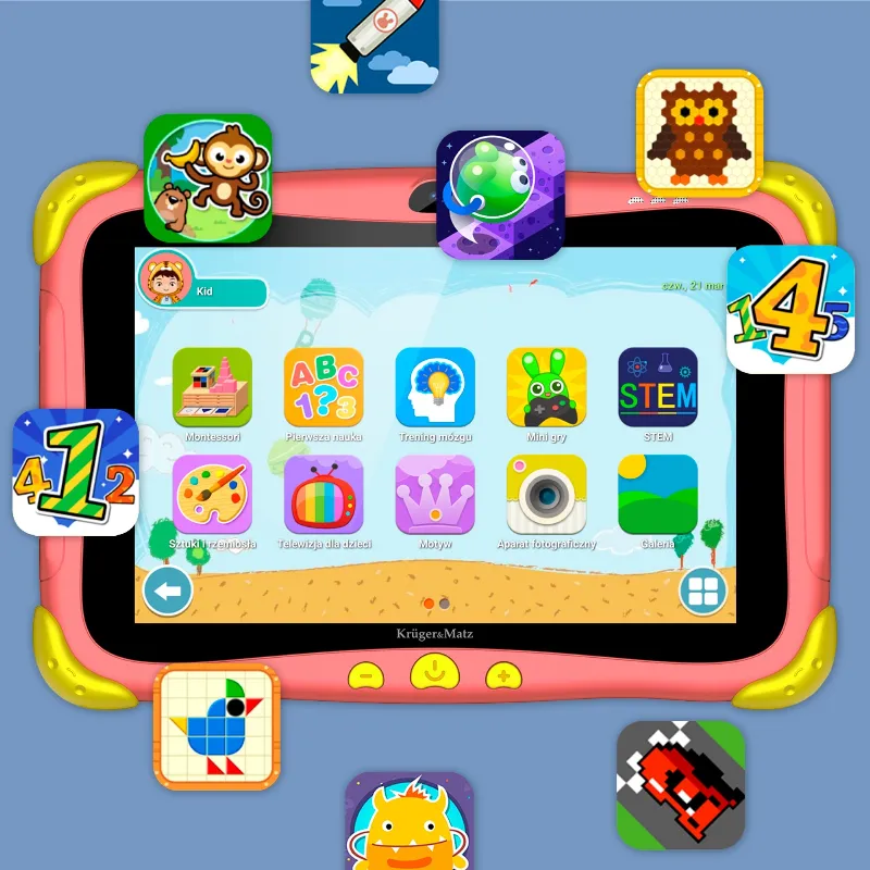 Tableta Copii Android 8 Inch Fun 808 Kruger Matz