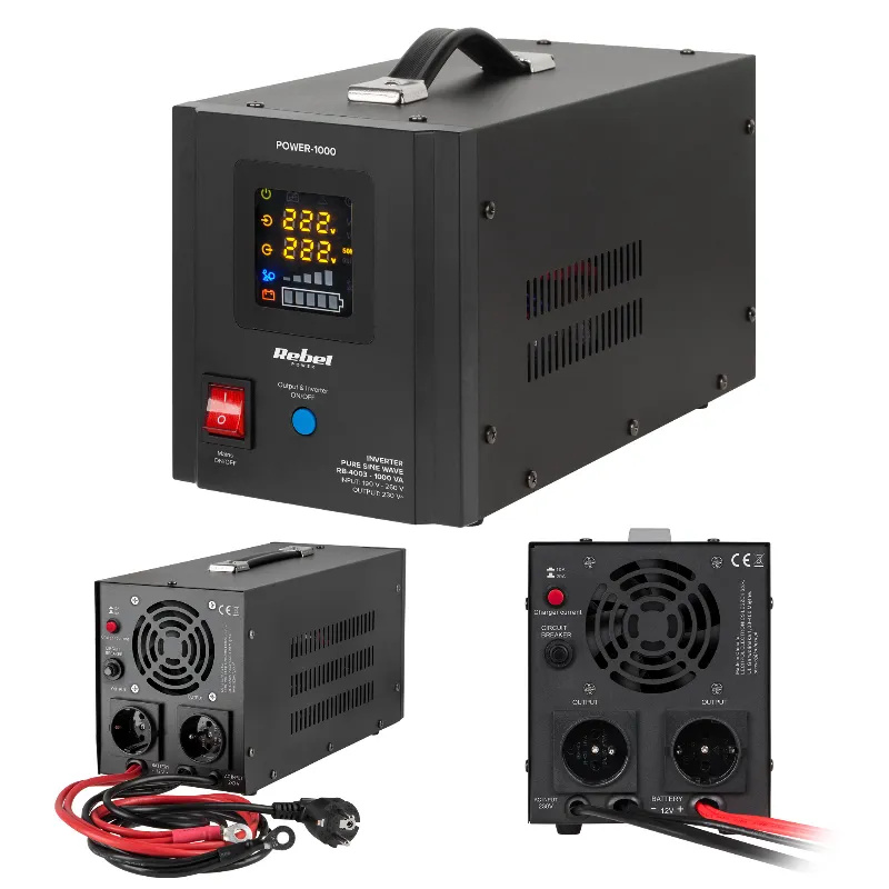 UPS Centrale Termice Sinus Pur 1000VA 700W 12V Rebel
