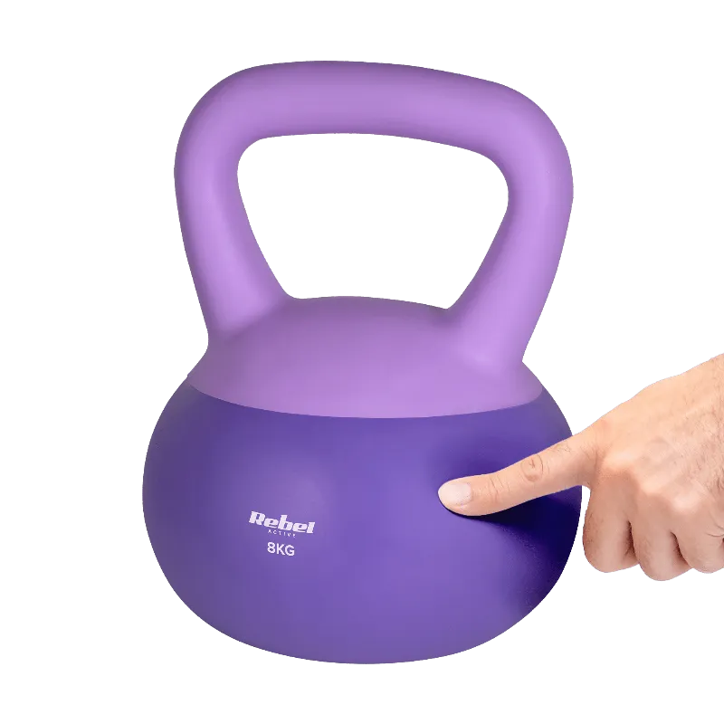 Kettlebell Vinil 8 KG Rebel Active