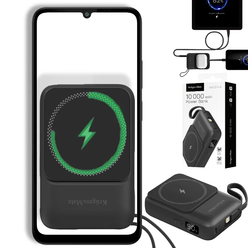 Power Bank 10000 MAH MAG Safe Kruger Matz