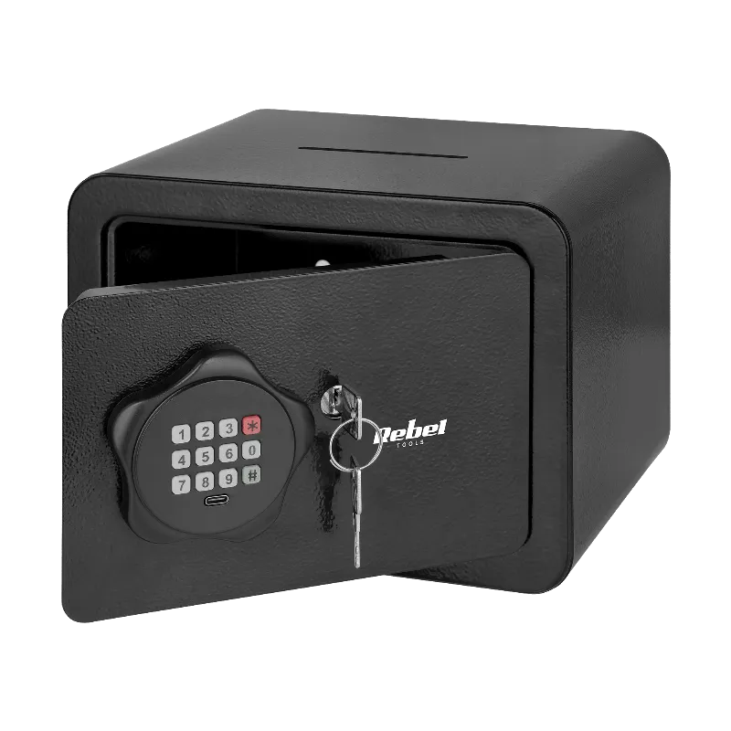 Seif Electronic Casnic Pin si Cheie Rebel