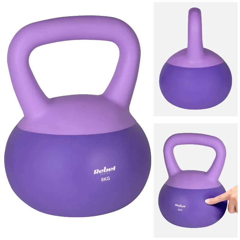 Kettlebell Vinil 8 KG Rebel Active