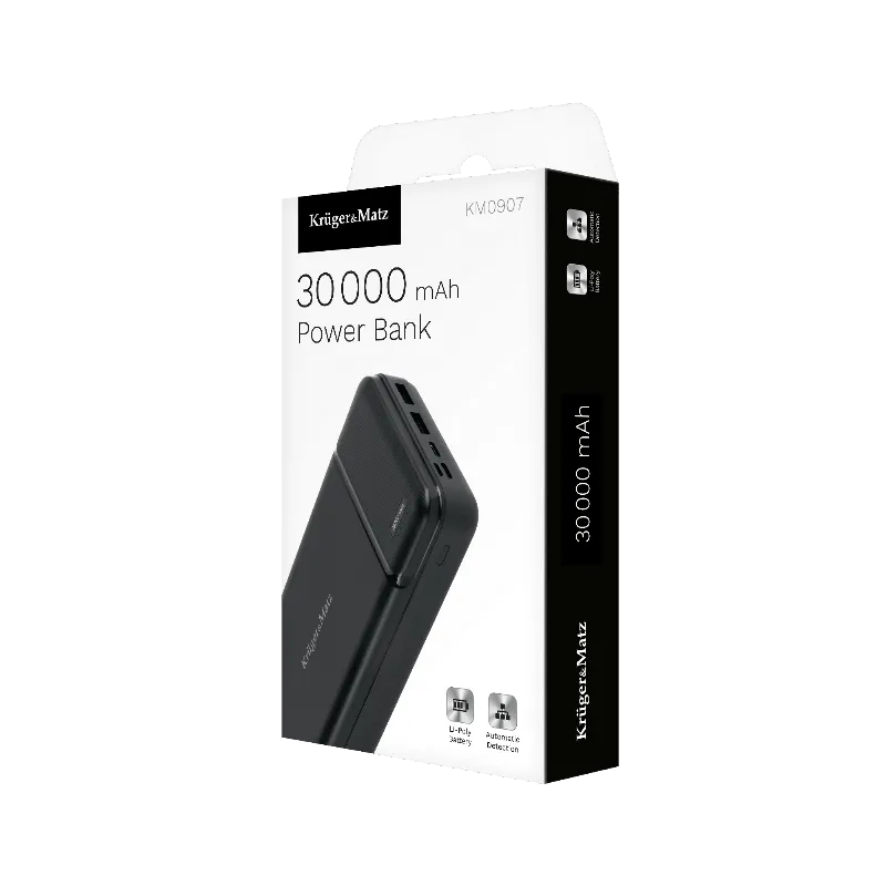 Power Bank 30000MAH Li-Pol Kruger Matz