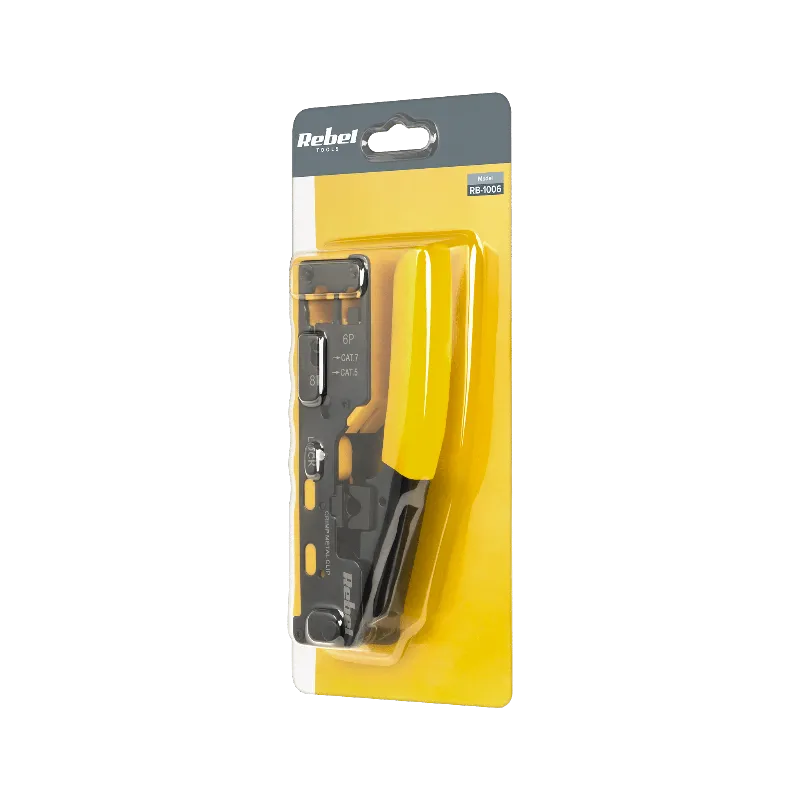 Cleste Sertizare RJ45 RJ12 Pass-Through Rebel