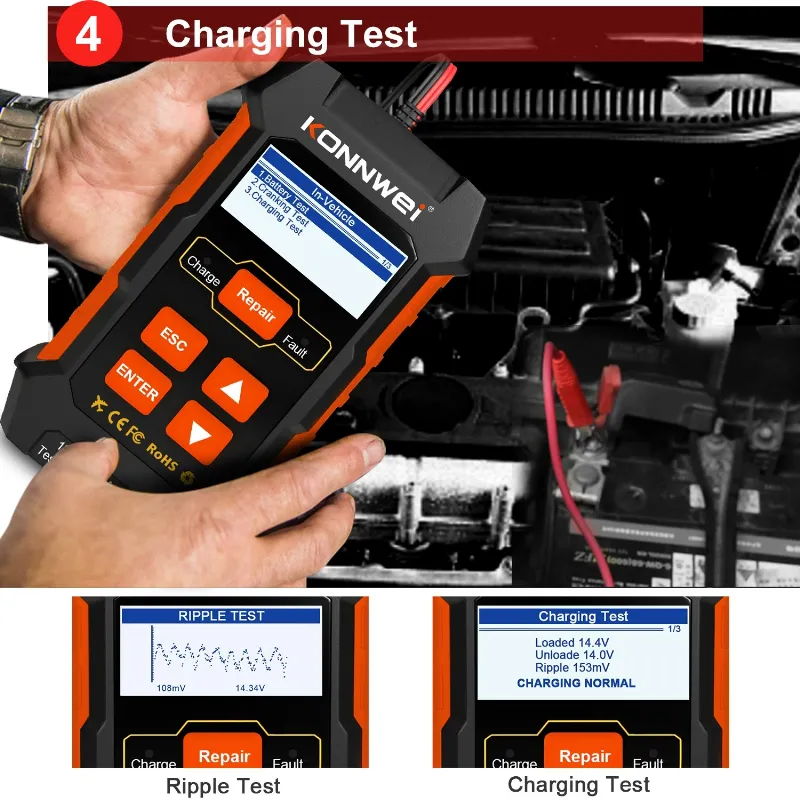Tester Baterii KW520 Konnwei