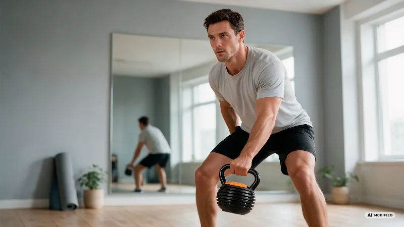 Kettle Bell Ajustabil 6 Talere 2.3-9KG Rebel Active