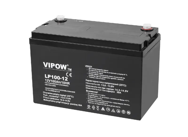 Acumulator Stationar AGM VRLA 12V 100AH Vipow